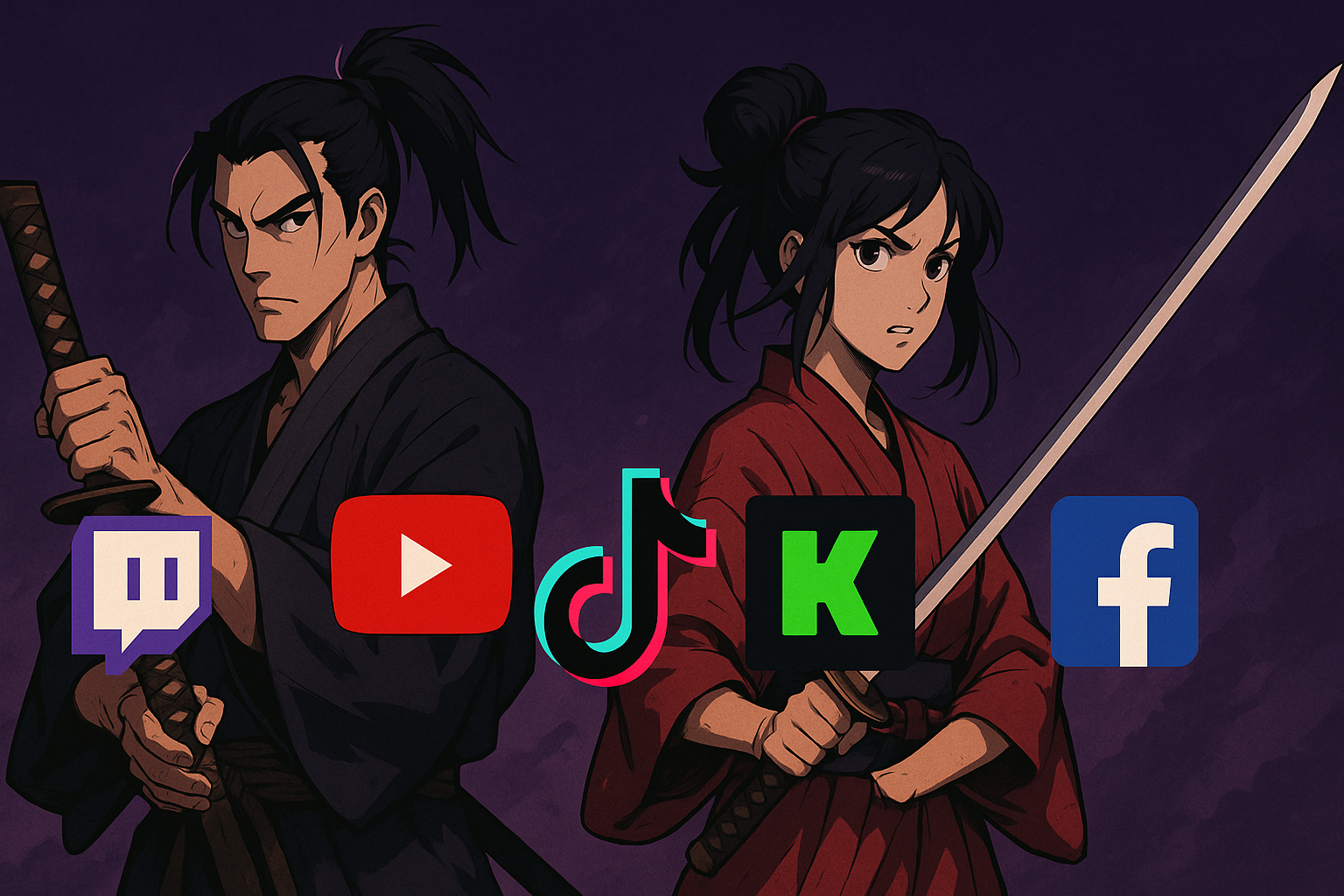 Can You Stream Anime on Twitch, YouTube, Kick, TikTok, or Facebook Live