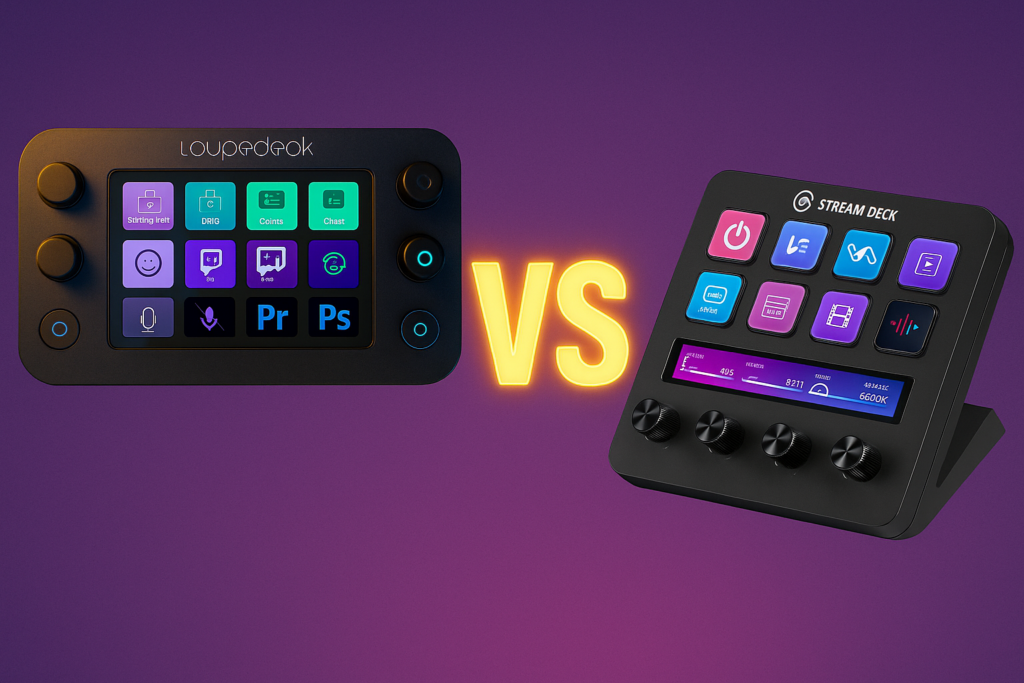 Loupedeck Live S vs Stream Deck Plus